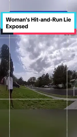 Woman's Hit-and-Run Lie Exposed #cops #copsoftiktok 