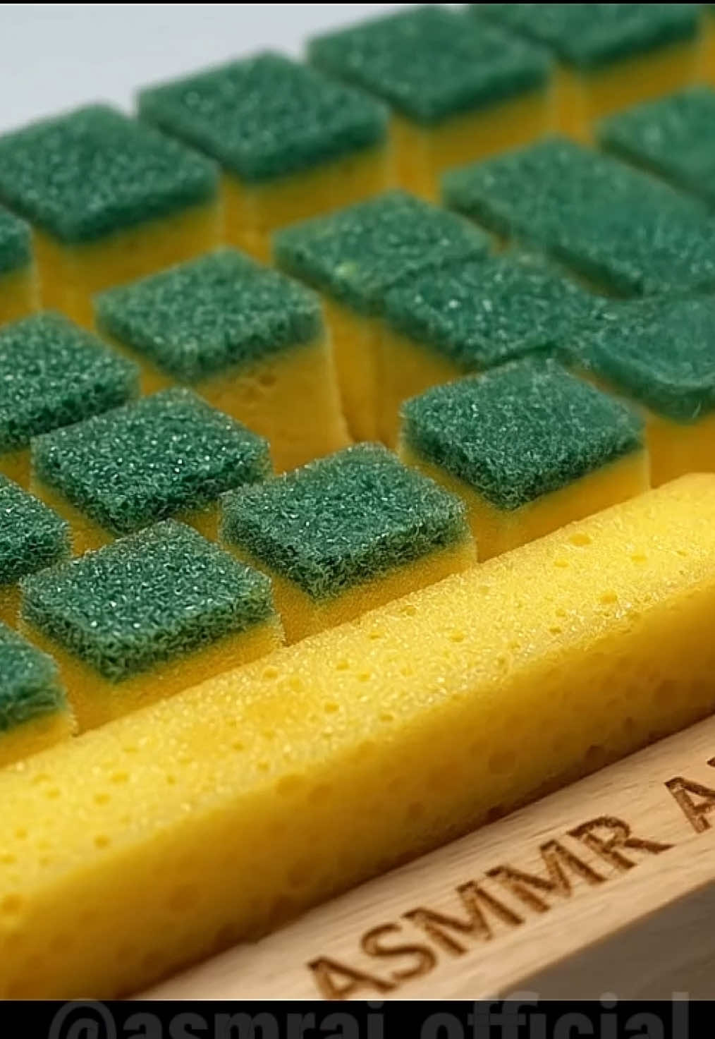 Replying to @irish Here your sponge keyboard🧽😁. Which one do you like the most?  #asmr #satisfying #relaxing #keyboardasmr #ai 