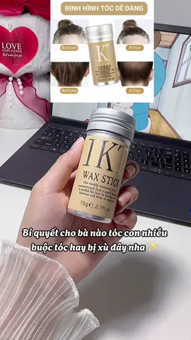 Sáp vuốt tóc giữ nếp gọn gàng 😽#sapvuottoc #sapikt #sapvuottocikt #xh #xuhuong #xhtiktok #Tramreviewunboxing 