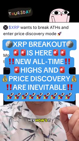 XRP BREAKOUT IS HERE!!NEW ALL TIME HIGHS AND PRICE DISCOVERY ARE INEVITABLE!!#greenscreen #creatorsearchinsights #fyp #investing #invest #xrp #xrpnews #xrpnewstoday #cryptonews #ripple #digitalcurrency #cryptoinvesting #xrpripple #xrparmy #crypto #cryptocurrency #cryptonewsdaily #cryptonewstoday #blockchain #blockchaintechnology #bullish #wealth #wealthymindset #alltimehighs 