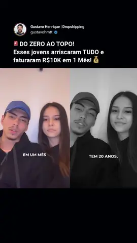 Assim como eles, você pode começar por menos de 10 reais e sem precisar investir nada em estoque. Comente 