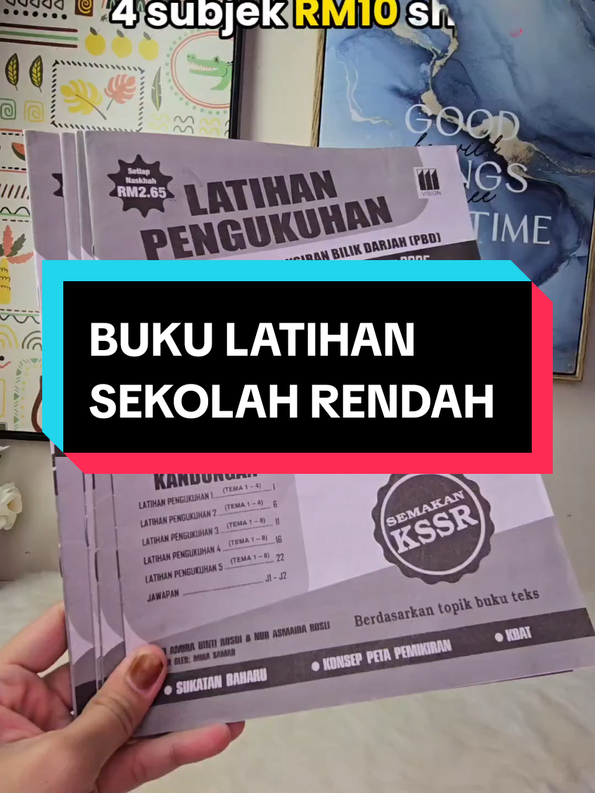berbaloi sgt beli combo 4 subjek ni. #bukulatihan #bukulatihansekolah #bukusekolah #bukulatihansekolahrendah #sekolah 