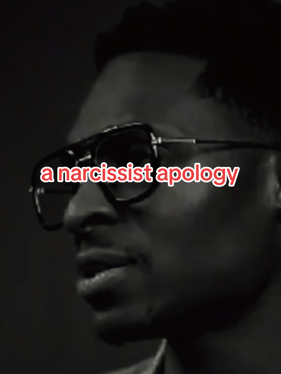 a narcissist apology