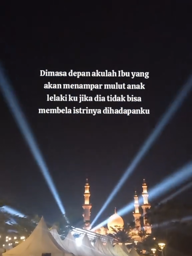 Kupastikan juga akan ku jaga ucapan dan sikap, agar anak lakilaki ku tidak perlu membela istrinya dihadapanku  #ibuanak #menantu #mertua  #mertuadanmenantu #rumahtangga #anaklakilaki #fyp #viral 