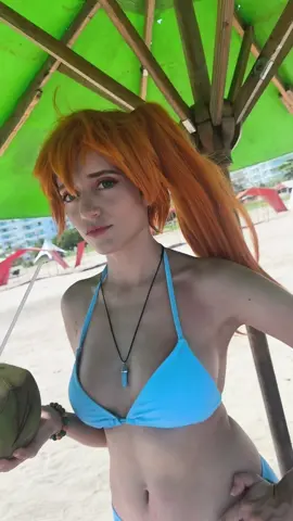 Me encontré a la chica más guapa en la playa ✨( pero creo que no le gustó que la grabe ) #mha #monokendo #monomacosplay #kendocosplay 