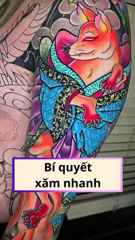 Cách tô màu hình xăm dày mực, không sát thương #tranchuongtattooshop #tranchuong #tranchuongtattoo #tranchuongdoxamtrongtamtay #tomauhinhxam #cachxammau