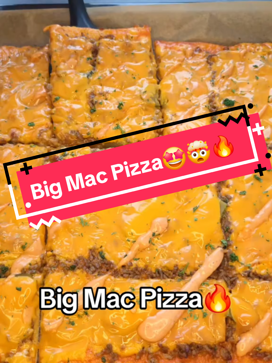 Bigmac Pizza 🤯 Easy & schnell 🤤♥️ Rezept in den Kommentaren😊 Viel Spaß beim nachmachen🔥 #CapCut #fyp #goviral #bigmac #pizza #schnellerezepte #Recipe #FoodTok 