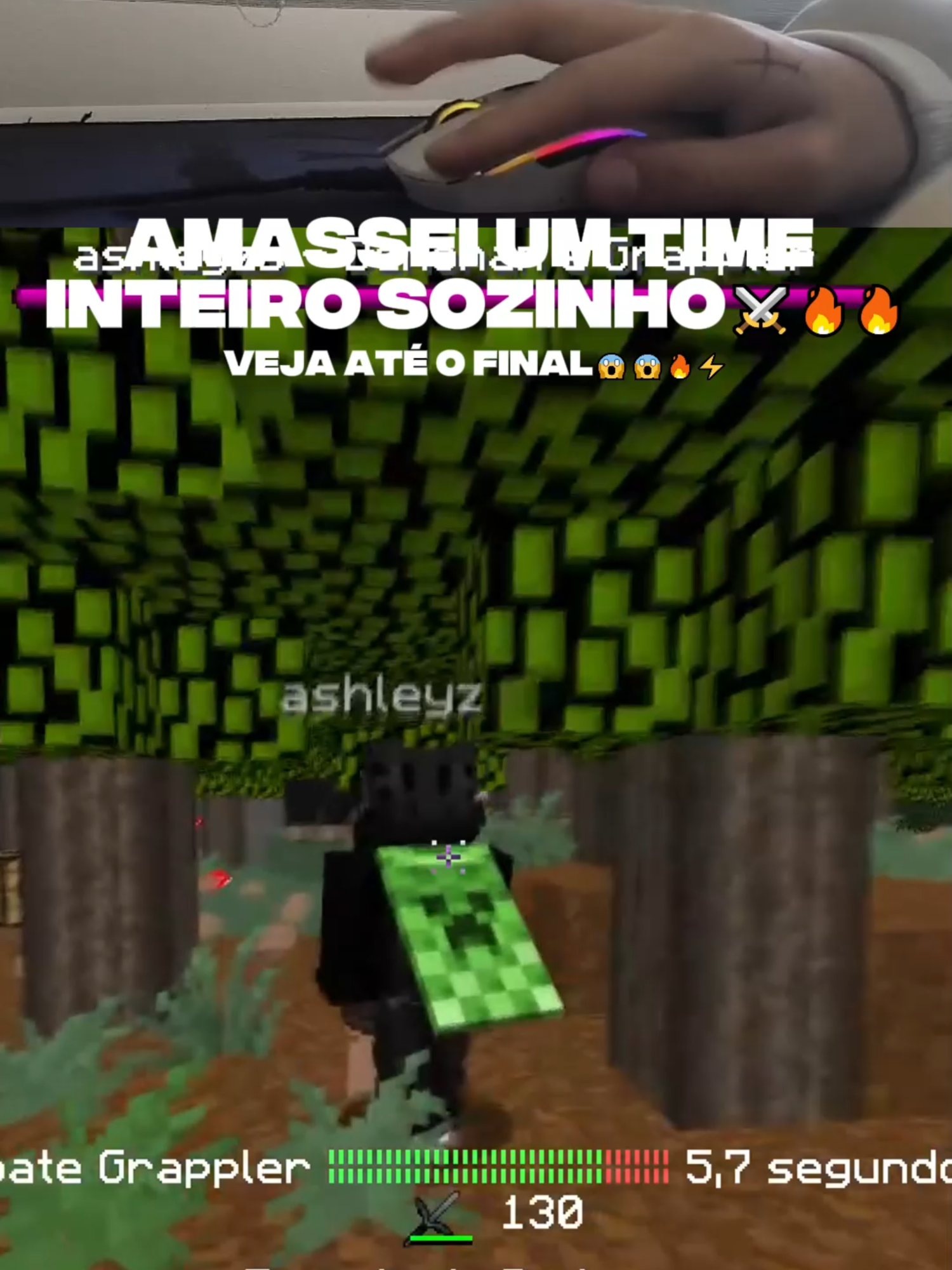 Minecraft Mas PvP insano no HG #Minecraft #minecraftpvp #minecrafthg #minecraftmemes