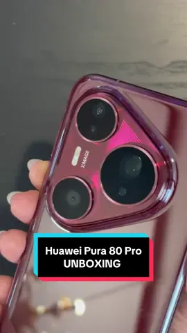 Unboxing the striking Glazed Red Huawei Pura 80 Pro, with a next level 50MP 1-inch Ultra Lighting Camera, 5170mAh battery and more. #Huawei #HuaweiPura80Pro #Unboxing #Tech