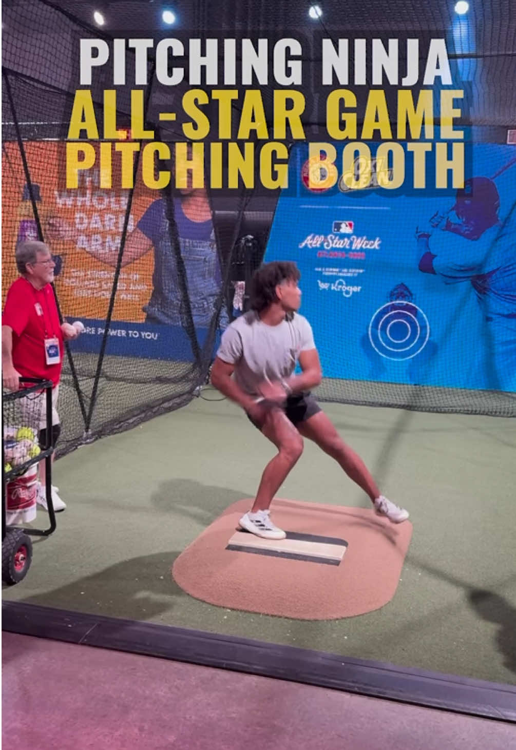 Who Brought the Heat?? @MLB All-Star Village PitchingNinja Booth Highlights #pitchingninja #pitching #MLB 