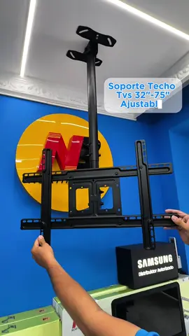 ¡Instala tu TV en el techo como un PRO! Convierte tu espacio con el soporte de techo para TV de 32” a 75” Diseño moderno, ajuste de altura y máxima resistencia para oficinas, comercios o el hogar. #SoporteDeTecho #EspacioInteligente #TVMount #SolucionesProfesionales #syehogar