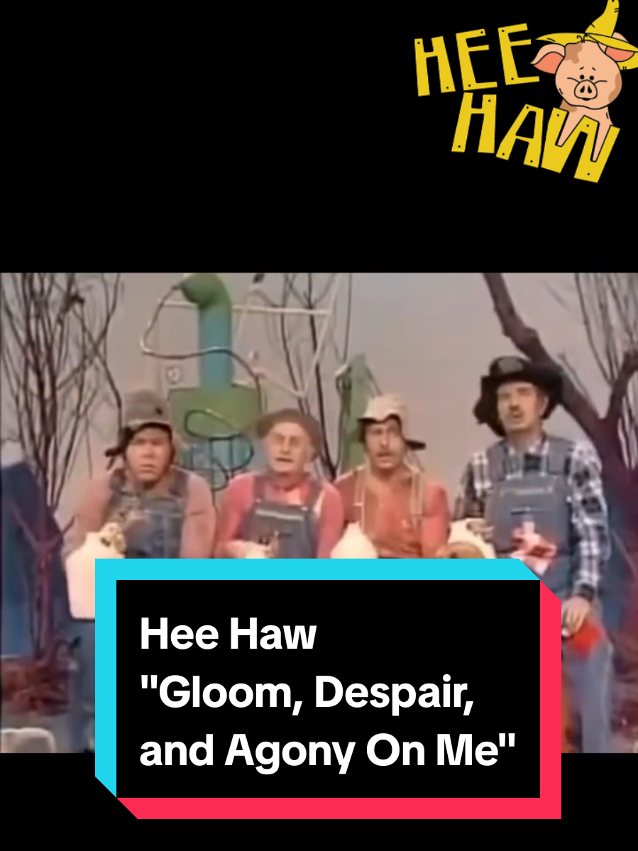 Gloom, despair, and agony on me Deep, dark depression, excessive misery If it weren't for bad luck, I'd have no luck at all Gloom, despair, and agony on me #royclark #grandpajones #archiecampbell #gordietapp #heehaw #gloomdespairagonyonme 