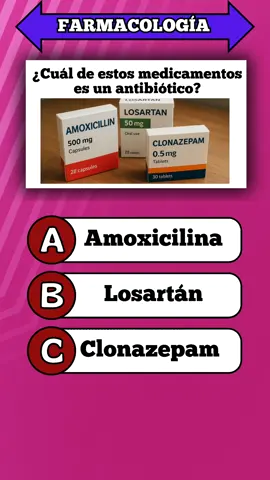 ¿Cuantas acertaste? #quiz #remedios #farmacologia #preguntas #pharmacology #trivia #quiztime 