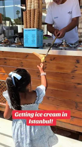 My new favorite place to get ice cream is in Istanbul. #turkey🇹🇷 