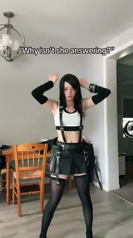 I’m busy cosplaying probably #tifalockhart #finalfantasy 