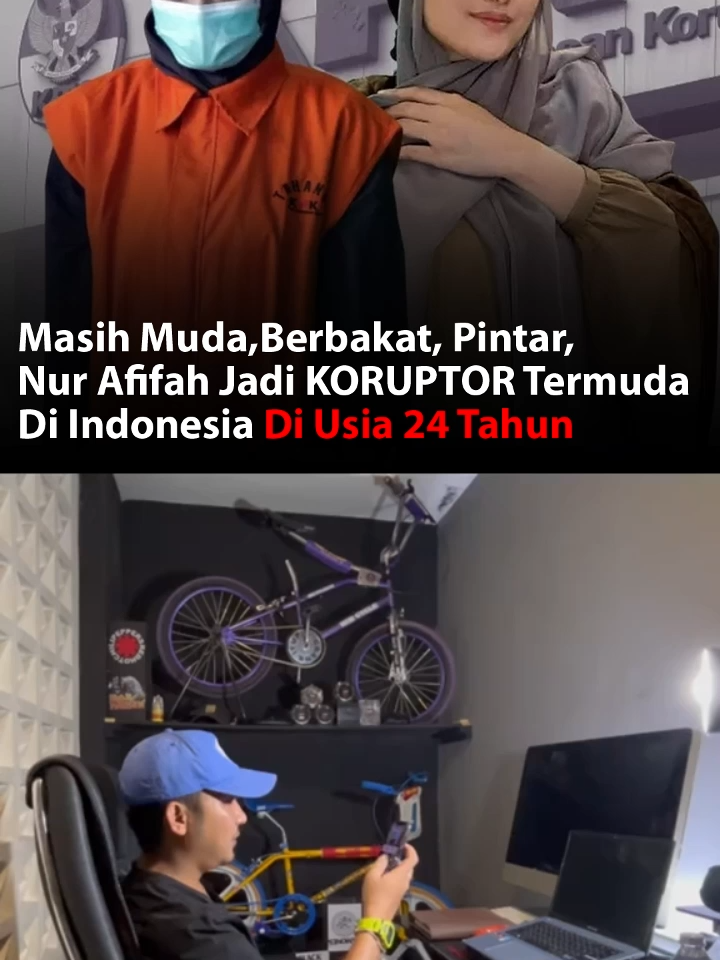 Bibit Unggul KORUPTOR ini Wanita cantik asal Kalimantan Timur ini ditangkap Komisi Pemberantasan Korupsi (KPK) di usia 24 tahun, menjadikannya salah satu koruptor termuda di Indonesia. Nur Afifah Balqis adalah perempuan kelahiran 1997. Saat ia ditangkap KPK, Balqis menjabat sebagai Bendahara Umum DPC Demokrat Balikpapan. Balqis terseret dalam kasus suap yang juga menjerat Abdul Gafur Mas’ud, Bupati Penajam Paser Utara (PPU).  Dalam operasi tangkap tangan (OTT) yang dilakukan KPK, Nur Afifah diduga menyimpan uang hasil suap proyek infrastruktur senilai Rp 447 juta di rekening pribadinya. Uang itu diyakini bagian dari aliran dana korupsi terkait proyek dan perizinan di lingkungan Pemkab PPU.  Atas perannya, Balqis ditetapkan sebagai tersangka bersama Abdul Gafur. Sebelum kasus ini mencuat, Nur Afifah dikenal aktif di dunia politik sebagai Bendahara Umum DPC Partai Demokrat Balikpapan. Ia juga merupakan lulusan jurusan Hukum Bisnis di Binus University, salah satu kampus swasta ternama di Jakarta. Penampilannya yang menarik dan gaya hidup aktif di media sosial membuatnya cukup dikenal di kalangan anak muda.  Kasus ini menjadi cermin bahwa praktik suap dan penyalahgunaan kekuasaan masih menjadi masalah besar di daerah.  Menurut catatan Indonesia Corruption Watch (ICW), koruptor termuda di Indonesia adalah Rici Sadian Putra yang berprofesi sebagai satpam di PT Bank Sumsel Babel Cabang Muaradua.  Akibat perbuatan korupsi tersebut, negara rugi sebesar Rp 389 juta. Saat menerima vonis, usia Nur Afifah Balqis adalah 24 tahun, sehingga ia adalah koruptor termuda kedua setelah Rici. Saat Balqis menjalani hukuman di Lapas Perempuan Kelas IIA Tenggarong, Kalimantan Timur. #fujifyp #beritaindonesia #beritaviraltiktok #viraltiktok #ti̇ktok #fypシ゚ #korupsi #kpk #kpkpolice #koruptorharusdimiskinkan #nurafifah