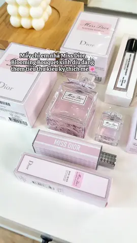 Mấy chị em nhà Miss Dior Blooming Bouquet xinh dịu dàng thơm tiểu thư kiêu kỳ thích mê 🌸 #miaperfume_quynhon #nuochoachinhhang #nuochoaauth #nuochoachiet #missdior #missdiorbloomingbouquet 