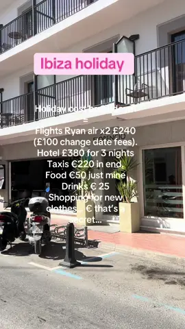 #ibiza #holidays #money this is my holiday breakdown of costs.. 