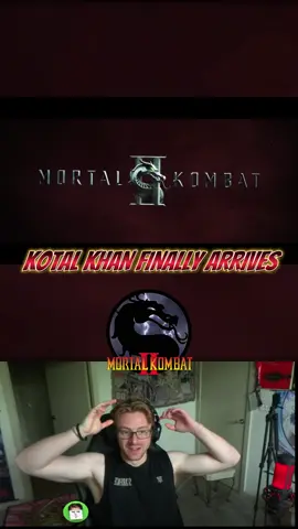 KOTAL KHAN IS THE MAIN VILLAIN!!! FINALLY!!! #mortalkombat2 #mortalkombat #fyp #johnnycage #trailer #reaction 