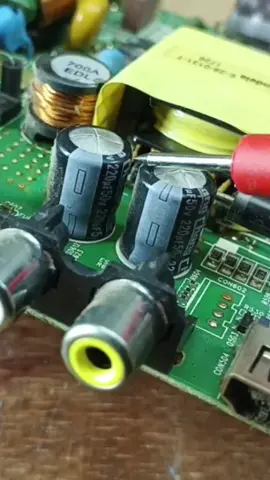 replace the electrolytic capacitor #elco #capacitor #replace