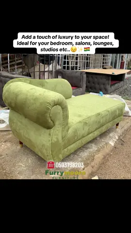 Add a touch of luxury to your space ! ✨ GH¢1800 only.  Available on order basis 📍Visit our workshop just opposite Amasaman stadium to place an order! 0593738203 or 0545926042 #furniture #tiktokaccra #FurrymooreFurniture #interiordesign #sofachair #viral #fypシ #Fyp #modernsofa #salon #bedroom 