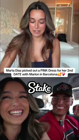 marta diaz picked out a pink dress for her 2nd date with marlon in barcelona #marlon #mar3lg #martadiaz #fyp #viral #trending 