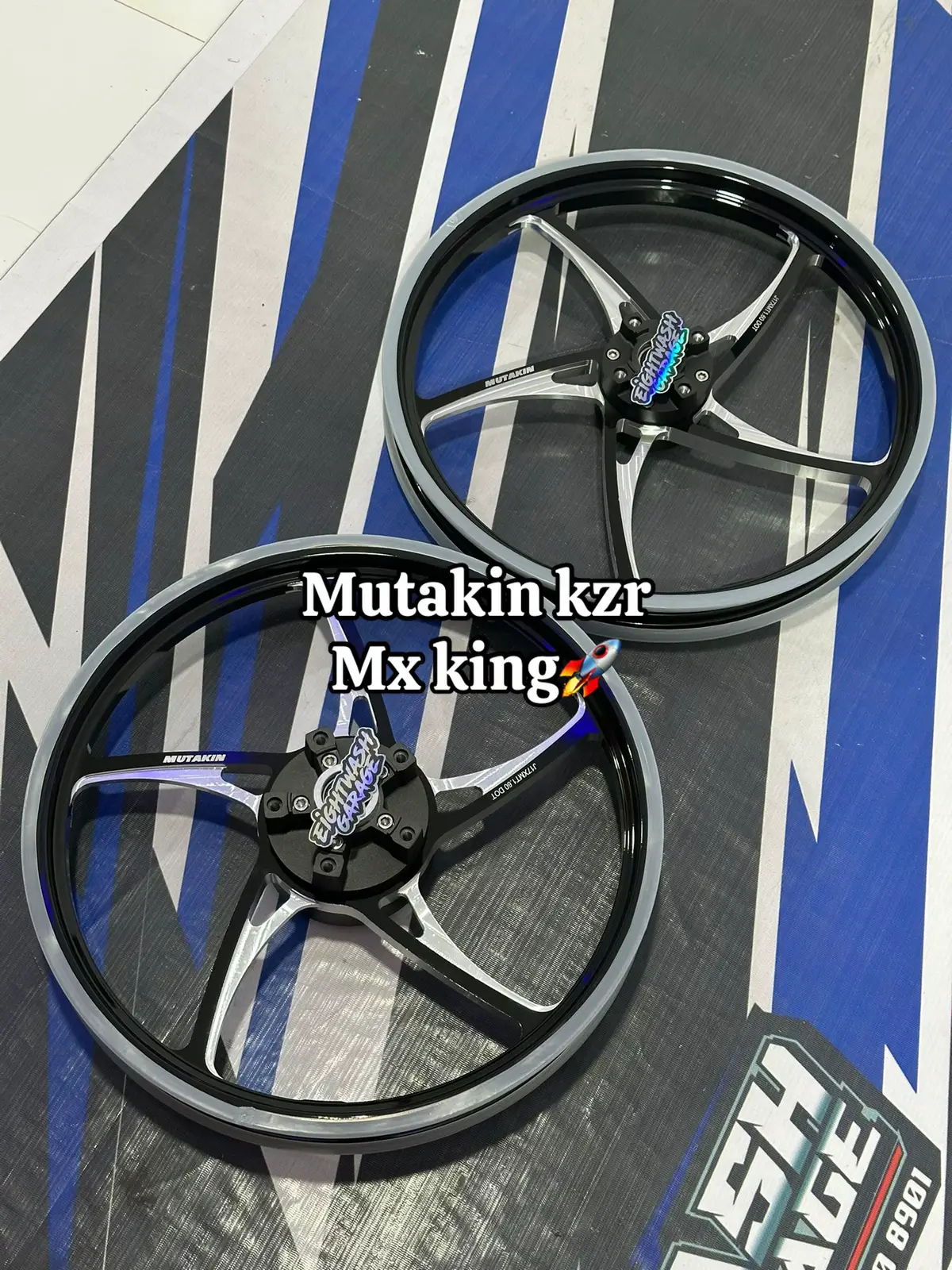 Thx bos ku Sudah order Velg set Mutakin kzr mx king Info pemesanan bisa wa ke admin 0858-7770-8901 #EWGGANK #8washgarage 