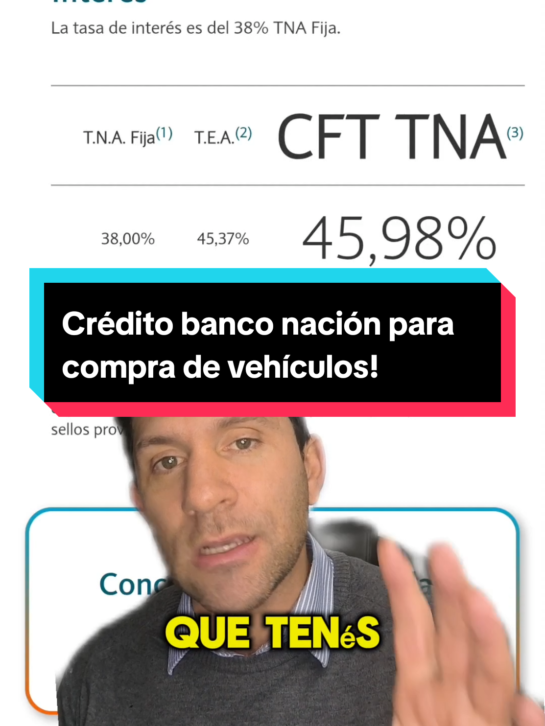 Nuevos créditos del banco nación para compra de vehículos! Conviene o no conviene? #banconacion #creditobanconacion #finanzaspersonales #ahorro #economia #argentina 