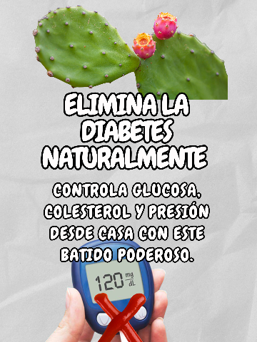 ¿Sabías que el 80% de las personas en el mundo sufren de diabetes? 😱 Muchos dependen de medicamentos sin obtener resultados duraderos... Pero hoy te comparto una receta natural 🌿 que puedes preparar en casa y que puede ayudarte a eliminar la diabetes de forma saludable y efectiva. 💪 Solo necesitas ingredientes como nopal (prickly pear), apio, limón y perejil. 🍋🌵 Este batido ayuda a controlar glucosa, colesterol y presión arterial, además de mantenerte lleno por horas. 🧃✨ Una alternativa natural para quienes buscan transformar su salud sin efectos secundarios. 🙌 Comenta “Acepto el reto” si estás listo para mejorar tu salud de forma natural. ❤️‍🔥 👀 ¡No olvides seguirnos y activar las notificaciones para más recetas saludables! 🔔🥗 #bienestar #foryou #fyp #nopal 