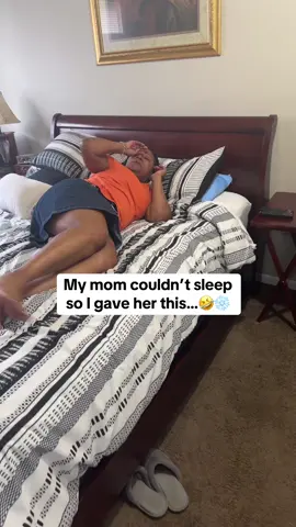My mom has a hard time falling asleep, so I gave her this…👀🤩 #coolingblanket #coolingblankets #blanket ##hotflashes##nightsweats