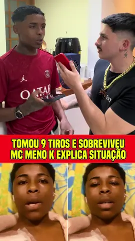Mc Meno K explica o que aconteceu quando ele tomou os 9 tiros! #mcmenok #funk #menok 