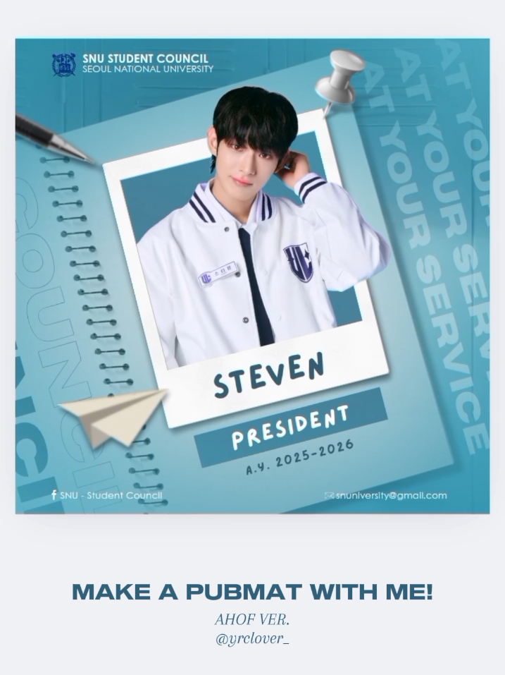 MAKE A PUBMAT TEMPLATE WITH ME📘💙 Perfect for introducing class officers, student representatives, or council members! 📚 ✔️ Editable in Canva ✔️ Modern, polished, and school-ready design ✔️ Customize with name, position, academic year & more 💸 Price: ₱30 💳 Payment Method: GCash 📩 Feel free to DM me if you'd like to avail! #ahof #ahof_jl #ahof_steven #pubmat #canva #whoweare #rendezvous #template #fyp 