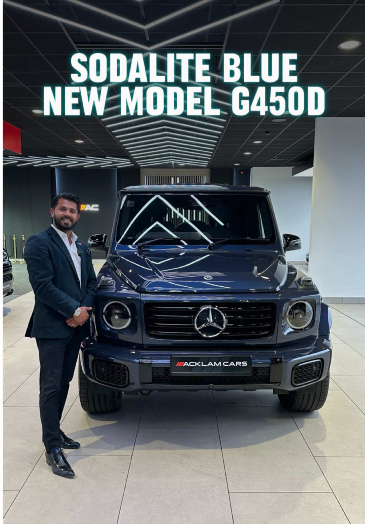 Sodalite Blue New Model G-Wagon 🔵 2024 Mercedes G450D 3.0 AMG Line Premium Plus 4Matic (Night Pack) Live Price at £144,990 - Buy & Reserve Online - Contact Joe on 07714216989 or Business WhatsApp us on 07724101010 📲 Finished in the new Sodalite Blue with Night Package Detailing, 20” AMG Alloys & all the modern luxury of the top of the range Premium Plus Pack Only 4,814 Miles #gwagon #mercedes #gclass #sodaliteblue #acklamcars 