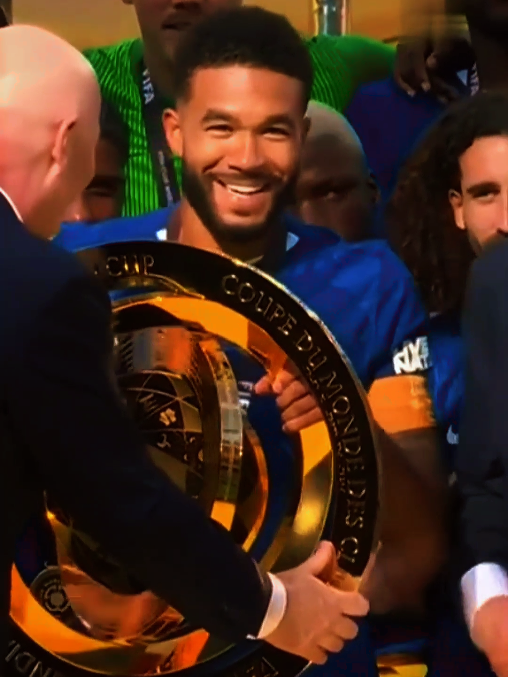 Chelsea the champions of club world cup . Cole Palmer cole celebration ✌️😍 #chelsea #clubworldcup #champions #palmer #cristiano #futbol⚽️ #unitedkingdom #viral #fyp 