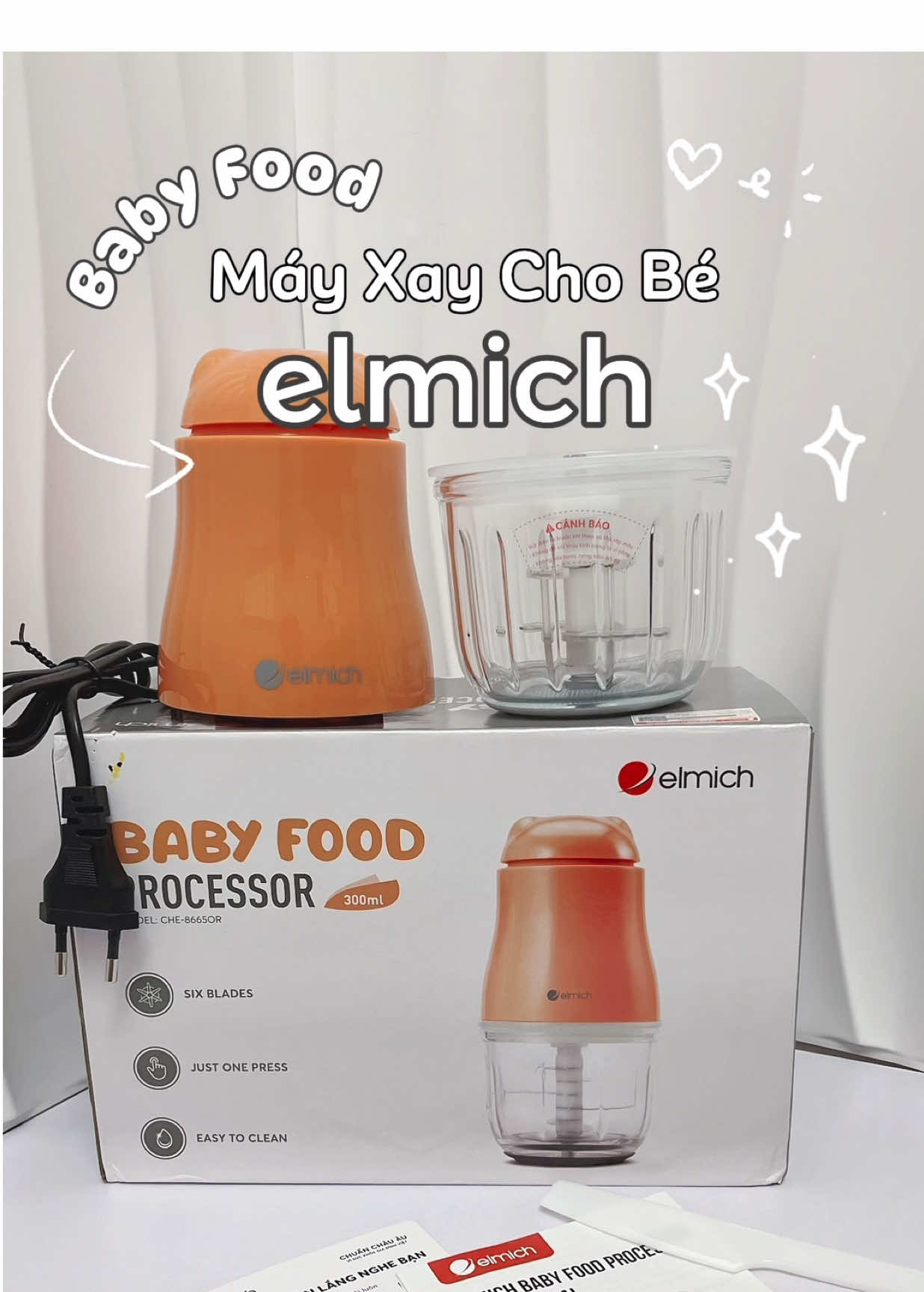 Bỏ qua hết các dòng máy xay bình dân giá rẻ , vì tui thấy xay 1 thời gian là cứ bị mẻ li ti lưỡi dao….. Nên tui quyết định đổi qua Elmich nè Máy xay êm ái , công suất 200w  Hàng Elmich thì mn không phải lo về chất lượng rồi , ok lắm nha, đáng đồng tiền bát gạo ^^ #elmic #mayxayelmich #babyfood #doanchobe #mebimsuachamcon #xuhuong #fyd 
