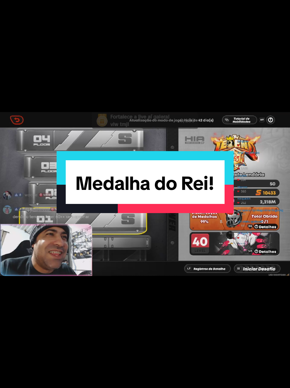 A famigerada medalha do Rei Demônio! #zzz #zenlesszonezero #torredebatalha #tiktoklive #livehighlights 