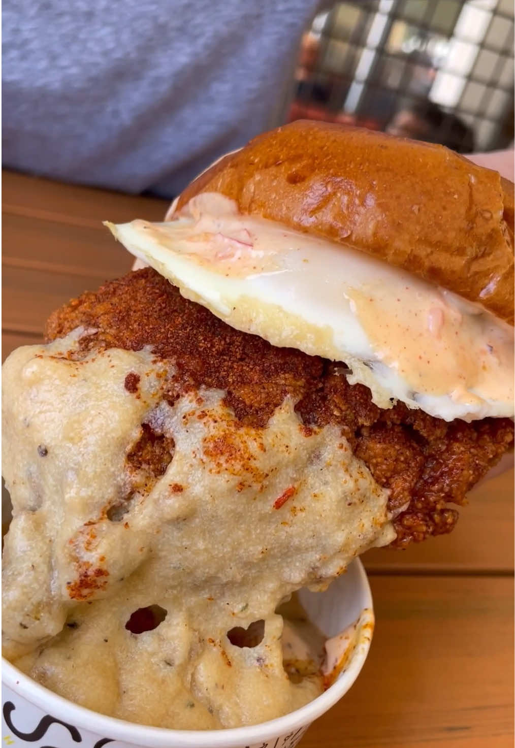 I’d break my fast for this any day😎 #chicken #sandwich #breakfast #lunch #socal 