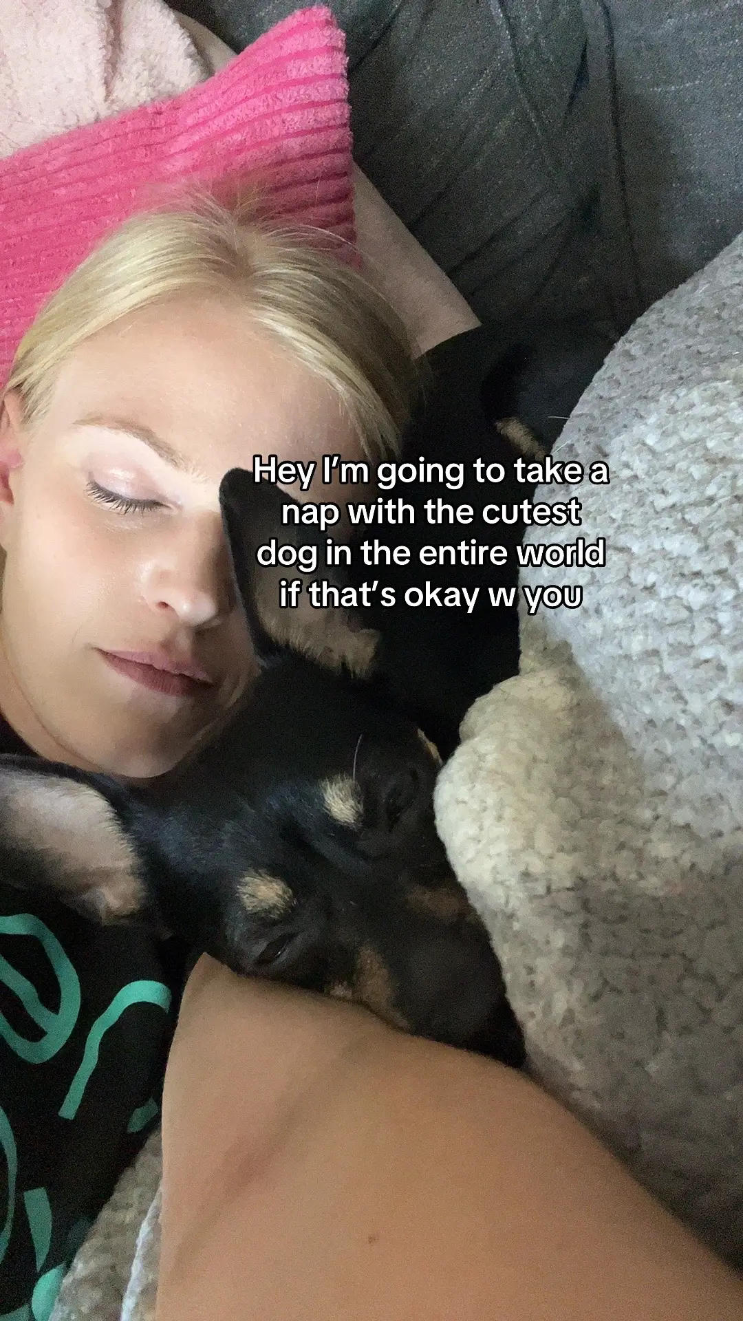 My dog is the best snuggler #dogmom #dogsoftiktok #fyp #trend #louisville 