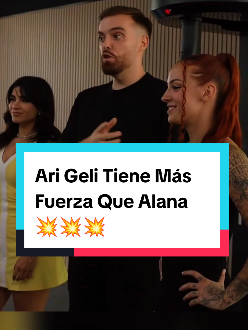 Ari Geli Tiene Más Fuerza Que Alana #arigeli #alanafloresf #ibai #veladadelaño #mastuerzosfamily 