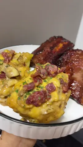 #fypシ #stuffedpotato #ribs #DinnerIdeas #mealideas 