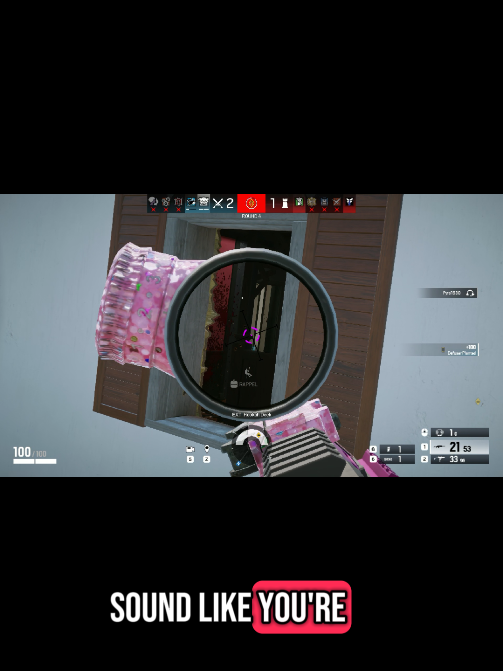 we lost cause one of them rage quit too #goodraim #siege #siegex #dokkaebi #raimbowsixsiege @Rainbow 6 Siege 