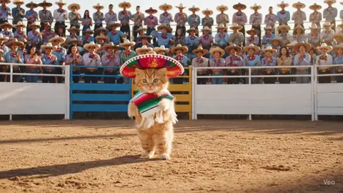 #meme #viral #fyp #hyperrealistic #mexico #zapateado #cutecat #cute #cutenessoverload #dancing #bailando #funny #chistoso #cat #rodeo #viral 