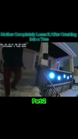 Mother Completely Loses It After Crashing Into a Tree part 2 #cops #fyp #trending #foryou #viral #part2 