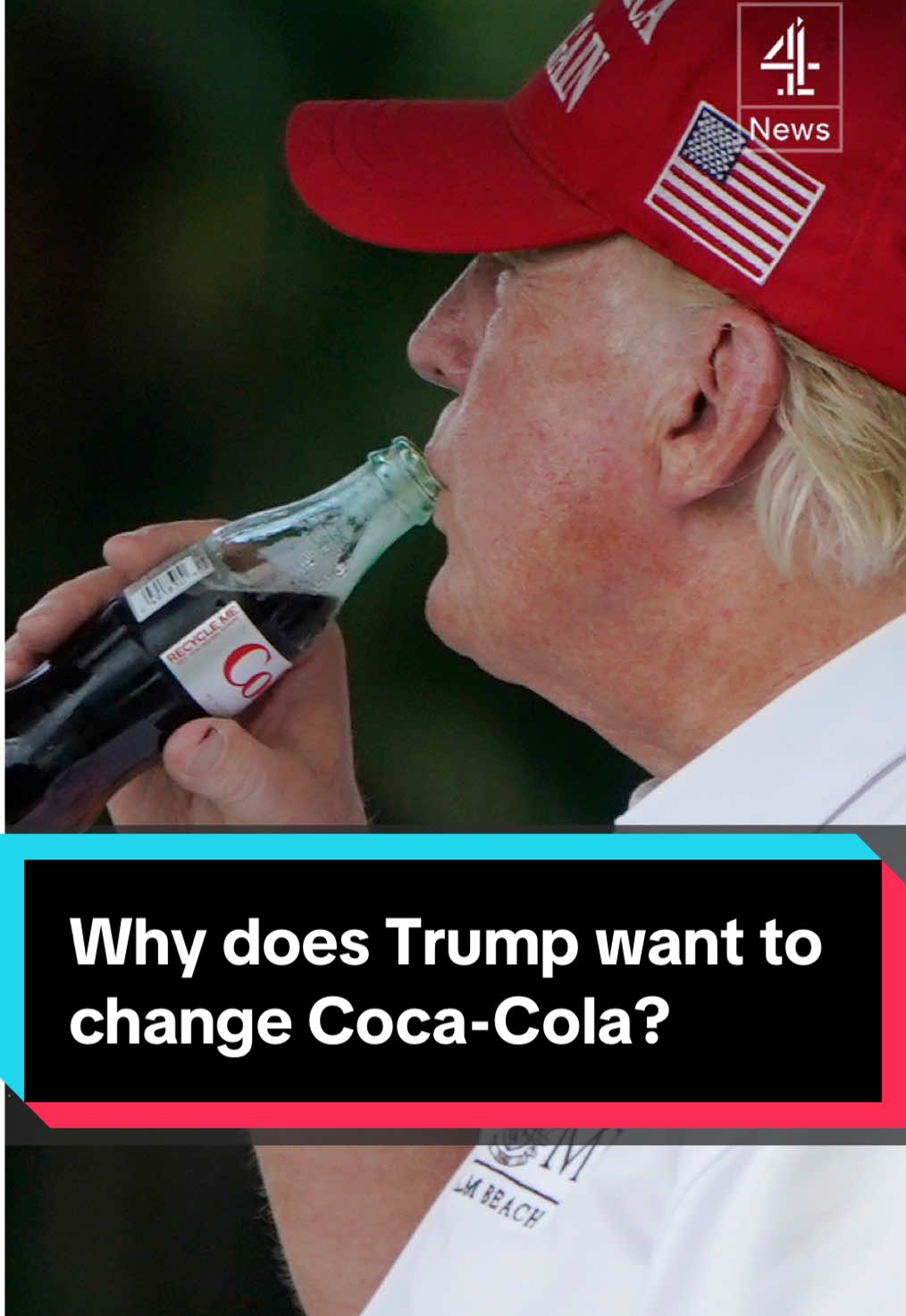 Donald Trump wants to change the recipe of Coca-Cola from corn syrup to cane sugar. It’s one of US health secretary Robert F Kennedy Jr's many suggestions to ‘Make America Healthy Again.’ #CocaCola #CornSyrup #CaneSugar #RobertFKennedyJr #USHealth #Obesity #Vaccines #MMR #Measles #USNews #C4News #Channel4News 