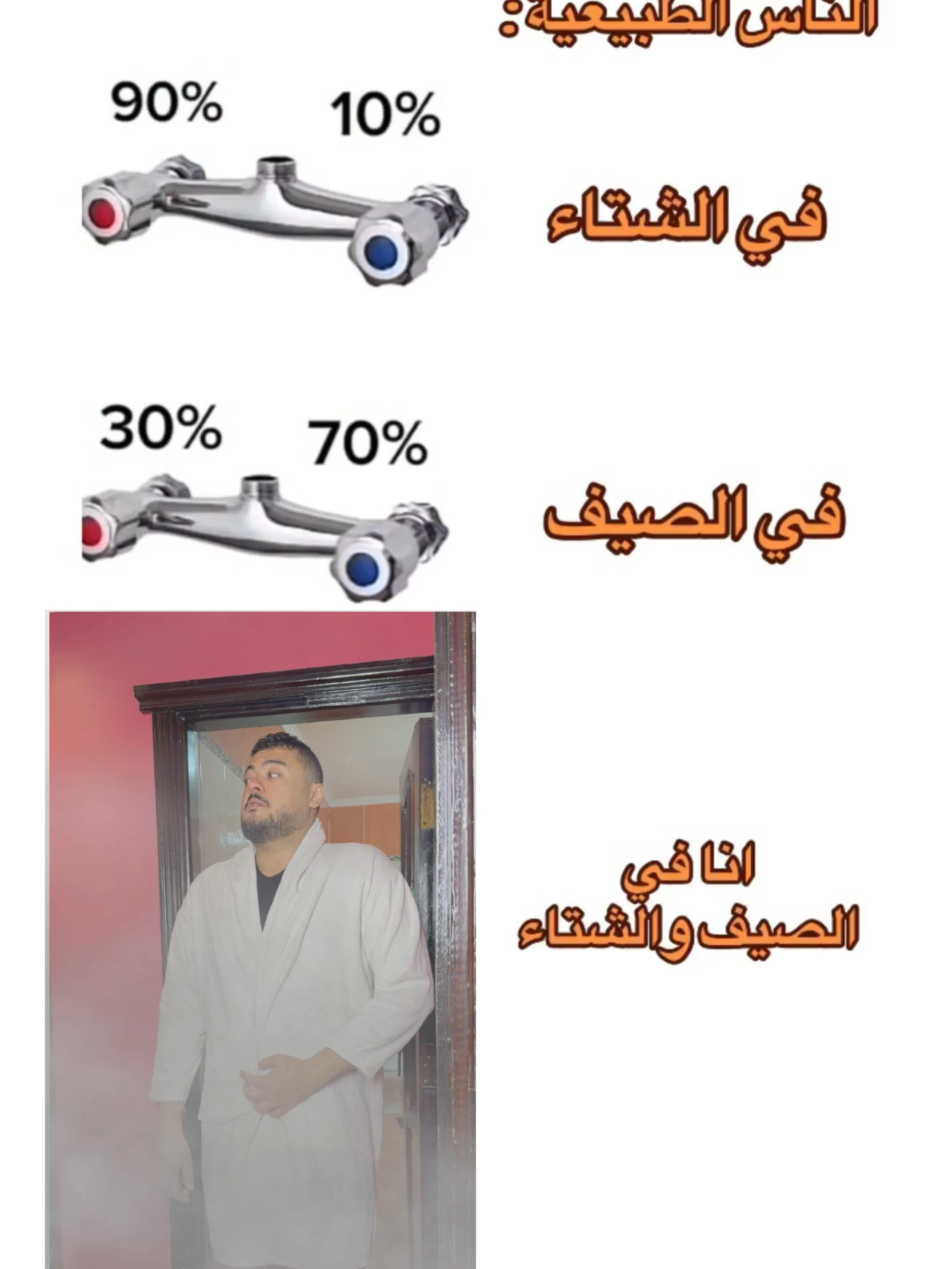 لما تستحمى