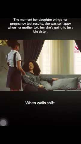 The moment her daughter brings her pregnancy test results, she was so happy when her mother told her she’s going to be a big sister.#treasurejthomas #fypシ゚ #nollywoodmovies 