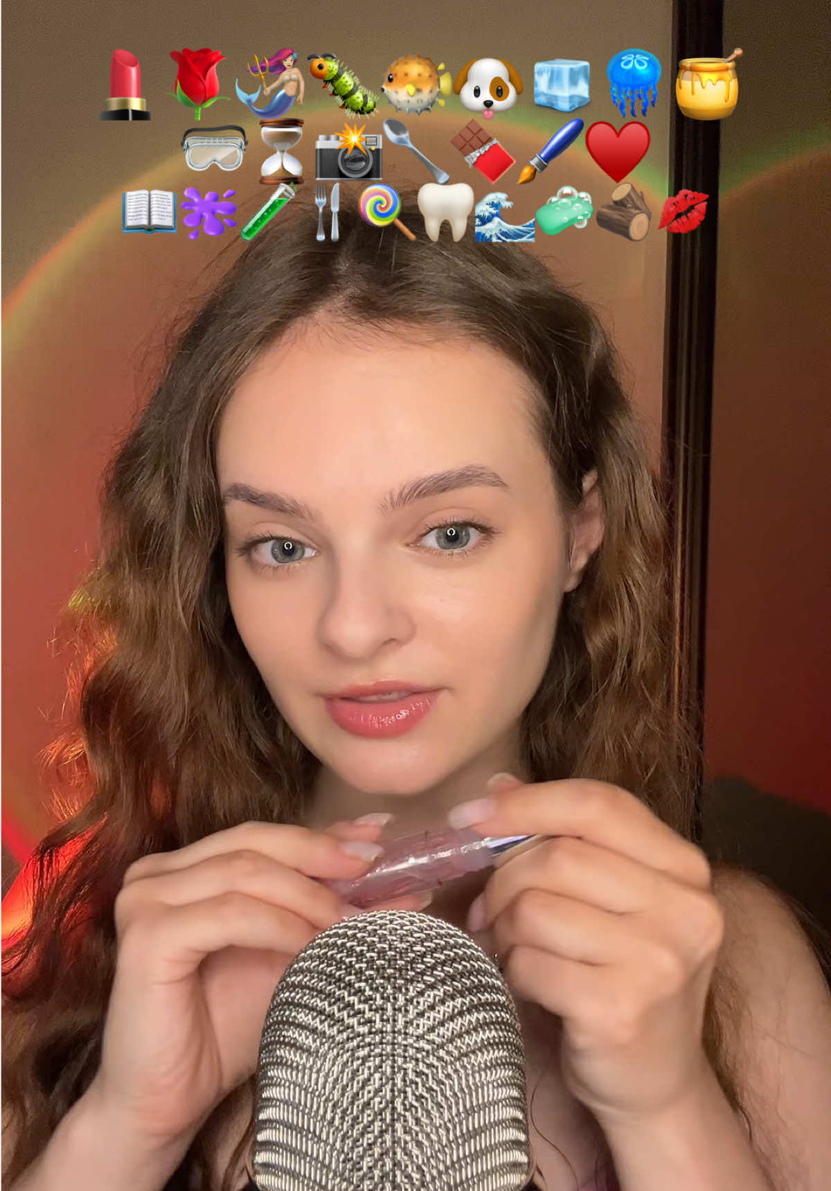 Youtube channel in bio🩷 #asmr #asmremojichallenge #asmrlisandra 