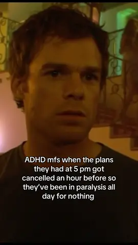 This is me fr unless I use the dearme app to set my schedule up the day before. It’s been a life saver that actually keeps me accountable #adhd 