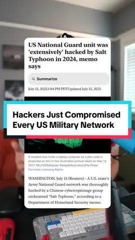 Cybersecurity experts are warning that moving forward all US forces must now assume their networks are or could be compromised following the breaches of this scale