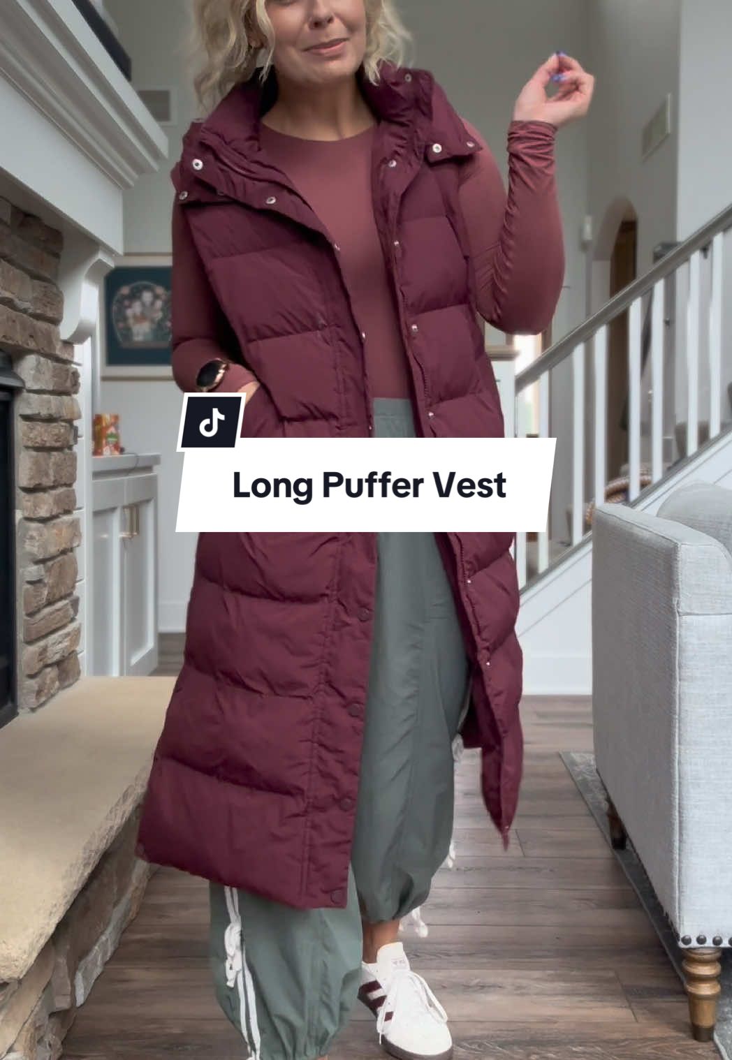 This vest is a 100/10! It sold out last year in a lot of the colors! This vest is so warm it has zippers, buttons, and a hood. The color choices are amazing. I got the wine color and a size small, and it fits true to size.  #vest #pufferjacket #puffervest #ootdinspo #outerwear #styleinspiration #styleinspo #fallfashion #fallaesthetic #fallfashiontrends #winterfashion #coldweather #coldweatheroutfits #longpuffervest @btfbm_us 